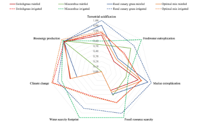 Environmental impacts of perennial grasses on abandoned cropland in Europe 