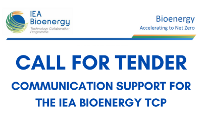 Call for Tender: Communication Support for the IEA Bioenergy TCP